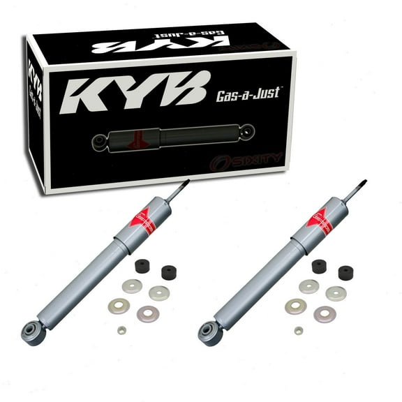 2 pc Front Shock Absorbers compatible with Chevrolet Silverado 2500 HD 2001-2010