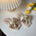 thumbnail image 4 of Godom Toddler Slippers House Open Toe Comfy Slippers Summer Non-Slip Beach Shoes Kid Cloud Slides, 4 of 6