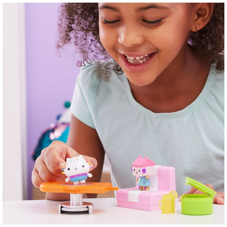 Gabby s Dollhouse Walmart Exclusive Kitchen Furniture and Figures for Kids 3 and Up