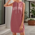 thumbnail image 2 of Vestido informal de mujer con estampado de letras: fácil de lavar, ligero, adecuado para ir al colegio y para citas, 2 of 4