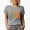 Heather Grey, variant on Dance Mom, Title or Name for Dancer Mother, Mama or Mommy, Groovy Retro Wavy Text Merch Gift, Tan T-Shirt, Small