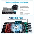 thumbnail image 4 of Placa Amplificadora de Audio 2.1 Canales TDA7498E, 160Wx2 + 220W Subwoofer, con Bluetooth, USB, AUX y Control de Graves/Agudos para Proyectos DIY, 4 of 7