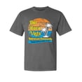 thumbnail image 1 of Wild Bobby,Del Boca Vista Seinfeld Retirement Community, Streetwear, Garment-Dyed Washed Look Short Sleeve T-Shirt, Charcoal, X-Large, 1 of 3