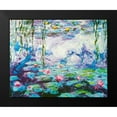 thumbnail image 2 of Monet, Claude 18x15 Black Modern Framed Museum Art Print Titled - Waterlilies, 2 of 5