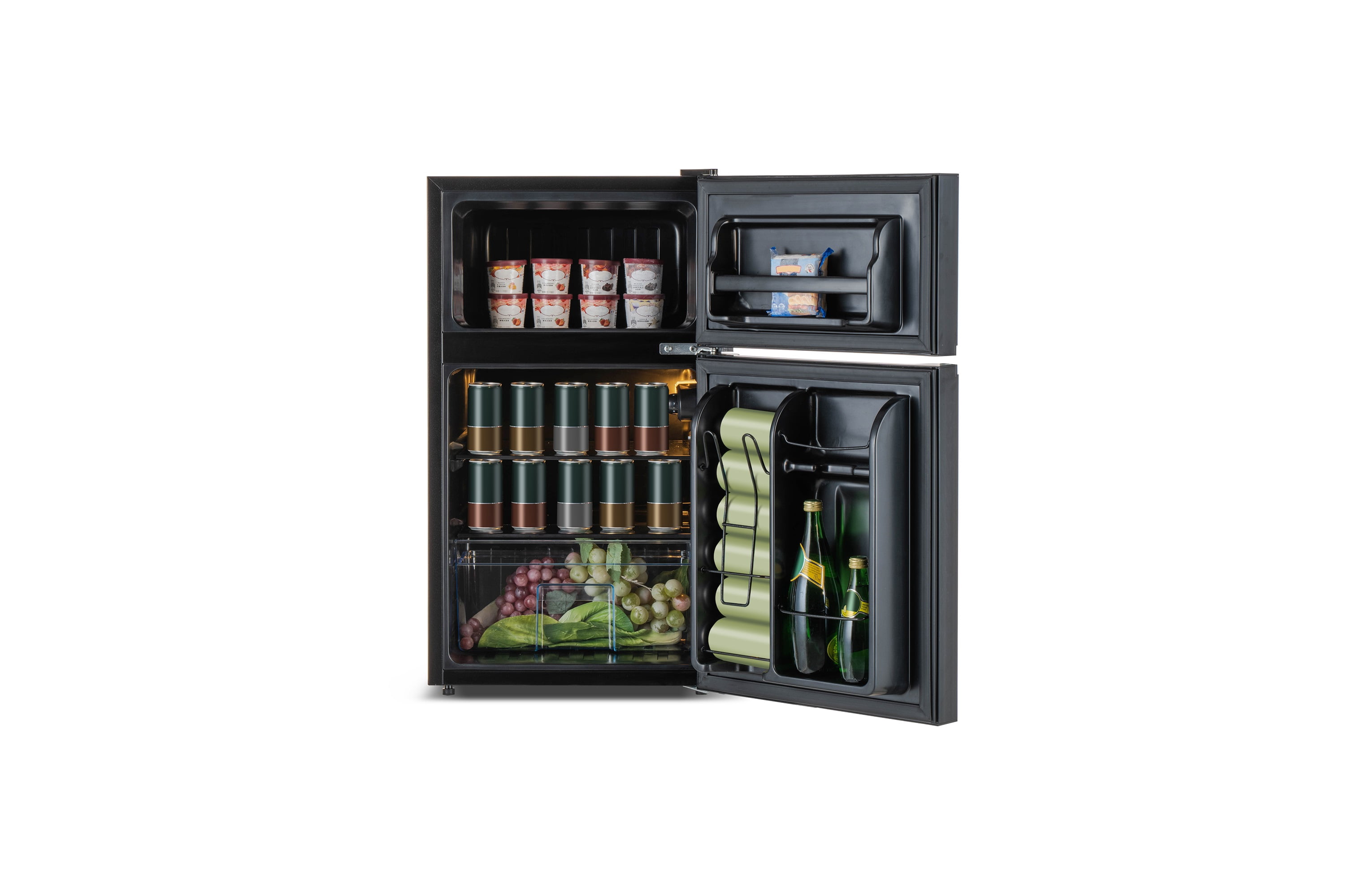 Frigidaire 3.1 cu. ft. 84L Glass Door Compact Refrigerator, Black