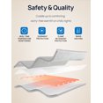 thumbnail image 7 of Westinghouse 50x60" Electric Throw Heated Blanket, Soft Flannel Electric Blanket, 6 Heating Levels& 2-10 Hours Time Setting, Machine Washable, Charcoal 50x60, 7 of 7