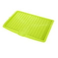 thumbnail image 1 of Binwennn Kitchen Utility Draining Board Light Weight Space Efficient Water Drain Flatware Storage Small Dish Rack Mat Kitchen Sponge Dish with Draining Tray Dish Drying Racks for Counter Undersink Mat, 1 of 3