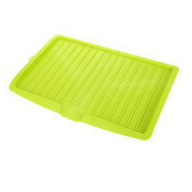 Binwennn Kitchen Utility Draining Board Light Weight Space Efficient Water Drain Flatware Storage Small Dish Rack Mat Kitchen Sponge Dish with Draining Tray Dish Drying Racks for Counter Undersink Mat