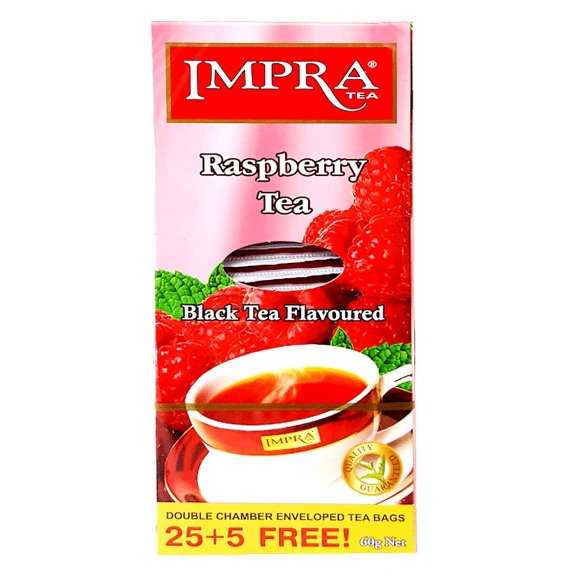 IMPRA Black Tea Enveloped ''Raspberry''