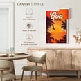thumbnail image 5 of Elephant Stock Goa Tourism Vintage Poster Wall Art - Vertical Canvas Wall Art - Living Room Wall Decor - Places Canvas - Brown And Orange Decor - 16" x 24", 5 of 8