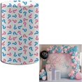 thumbnail image 1 of wonima02 Baby Shower Party Plinth Cylinder Cover Gender Reveal Question Mark Pattern Elastic Stretch Spandex Pedestal Cover NO-1727, 1 of 1