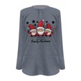 thumbnail image 4 of WEAIXIMIUNG Ladies' Winter Floral Print Sweatshirt Long Sleeve Christmas Top, 4 of 4