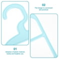 thumbnail image 4 of Minkissy 10Pcs Cat Clothes Rack Plastic Anti Skid for Organizing Pet Clothes Outdoor Use, 4 of 4