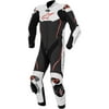 Alpinestars Atem One-Piece Leather Suit (42, Black/White/Red)