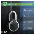 thumbnail image 5 of USB Rechargeable Door Smart Lock Fingerprint Padlock Quick Unlock Zinc alloy Metal High identify Security lock ,More Secure, 5 of 7