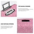 thumbnail image 5 of Bixox Washable Glitter Pink Printed Luggage Cover, Fashion Suitcase Protector Fits for Medium luggage, 5 of 8