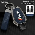thumbnail image 6 of Zinc Alloy Leather Car Key Cover For Mercedes Benz GLK B 2/3 buttons AMG W177 G500 GLB GLC W176 W203 A B C E Class Car Key Case, 6 of 12