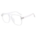 thumbnail image 6 of Vintage Office Ultralight Blue Ray Blocking Eye Protection PC Computer Goggles Frame Eyewear Square Eyeglasses Anti-Blue Light Glasses TRANSPARENT, 6 of 8