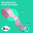 thumbnail image 5 of Fit2Live Yoga Strap with Adjustable D Ring - Aids Pose Expression, Provides Support and Reduces Straining and Stretching, 5 of 7