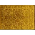 thumbnail image 1 of Ahgly Company Machine Washable Indoor Rectangle Oriental Yellow Industrial Area Rugs, 5' x 7', 1 of 4
