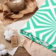 Manfei Sunburst Mint 100% Cotton Fabric 10 Yards, Green Pinwheel Home ...