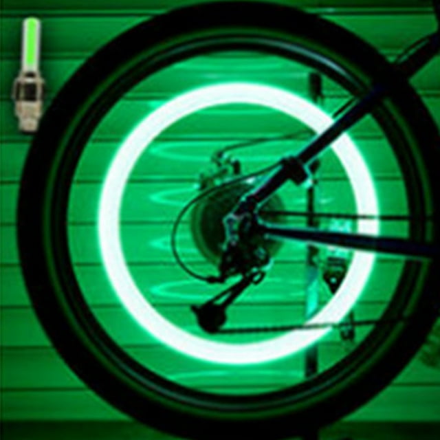Luz de tapa de válvula de neumático, 2 piezas Luz de rueda de motocicleta Luz de tapa de válvula de neumático Luces de rueda de neumático probadas profesionalmente