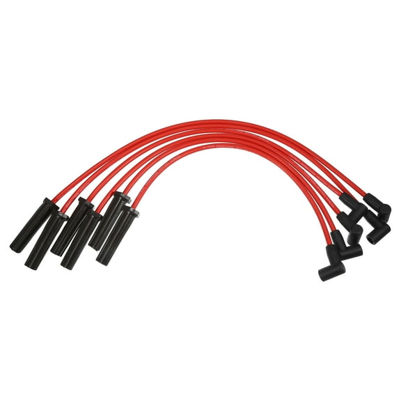 Car Spark Plug Coil Wires Ignition Coil Cable 8mm Fit for Chevy 194 216 235 6 Cylinder - Pack of 6