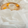 thumbnail image 3 of Move Over White Ruffle Pillow Shams Queen Ruffled Pattern White Boho Standard Pillowcases 100% Washed Microfiber, 3 of 7