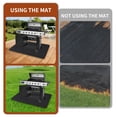 thumbnail image 5 of Garvee Double-Sided Fireproof Grill Mat - Heavy-Duty Waterproof & Oil-Prooff Deck Protector for Outdoor BBQ, Fire Pit, Patio & Fireplace - Durable Floor Mat, Black, 76 x 48 inch, 5 of 8