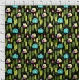 thumbnail image 4 of oneOone Viscose Jersey Black Fabric Camping Sewing Material Print Fabric By The Yard 60 Inch Wide, 4 of 7