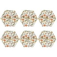 thumbnail image 2 of Disketp Mushrooms Funny Coasters,6 Pcs Leather Coasters With Holder, Perfect Housewarming Hostess Gifts,Protect Furniture From Water Marks Scratch And Damage, 2 of 9