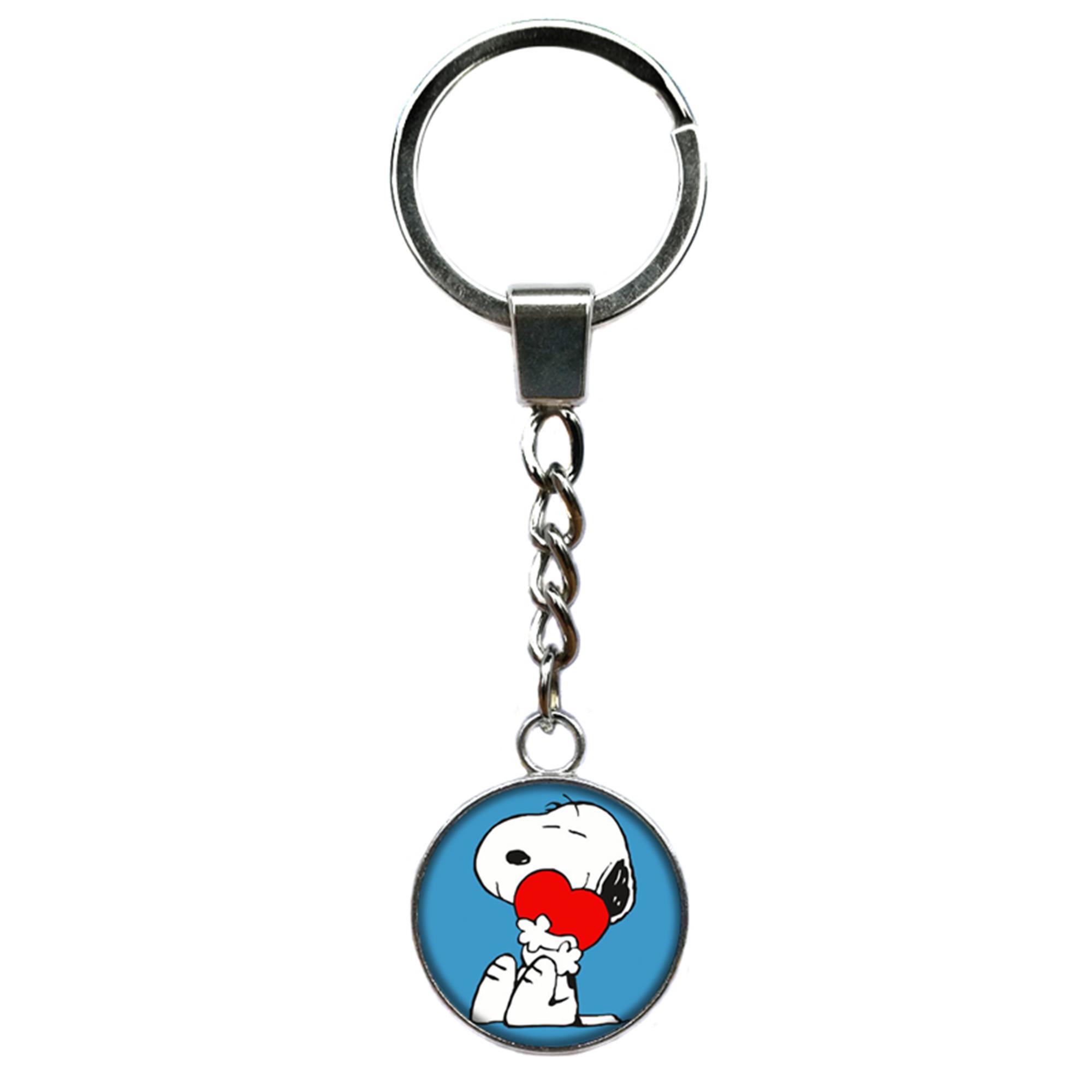 Charlie Brown Snoopy Peanuts Keychain Key Ring