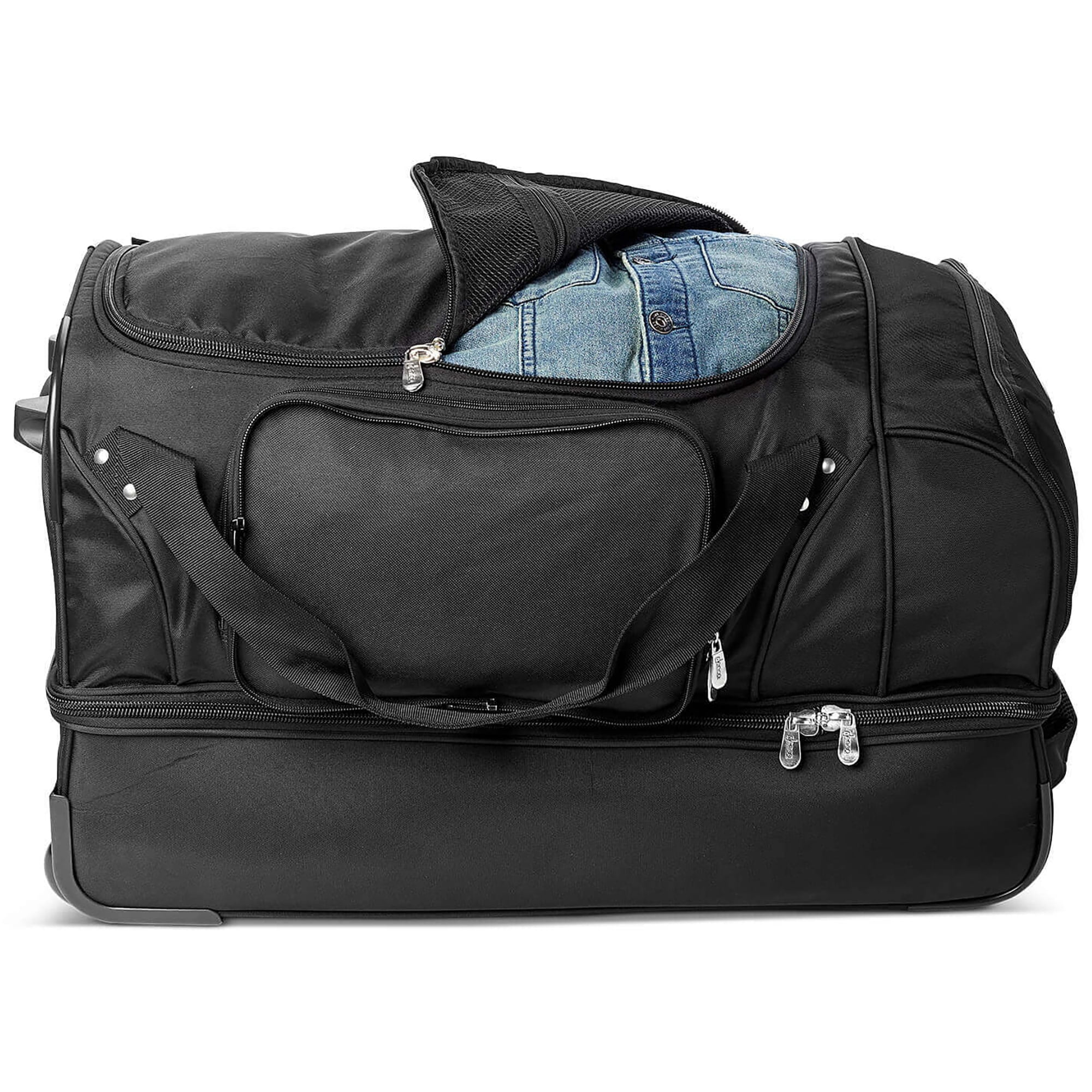 MOJO Black Arizona Wildcats 27'' Drop Bottom Wheeled Duffle Bag