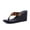 Tortoise, variant on Cushionaire Bera Platform Thong Womens Sandals, Stylish Wedge Flip Flops for Women with Contoured Comfort Footbed