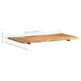 thumbnail image 3 of vidaXL Table Top Solid Acacia Wood 100x(50-60)x2.5 cm, 3 of 4
