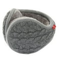 thumbnail image 3 of Foldable Ear Muffs Winter, Womens Winter Earmuffs Unisex Warm Knit Ear Warmers Ear Muff for Women Men, 3 of 8