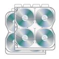 thumbnail image 4 of UniKeep Media DVD/CD 80 Disc Binder (Clear), 4 of 4