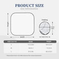 thumbnail image 3 of Bingfone White Print 2-Piece Sun Shade Front Windshield - Foldable Car Front Window Sunshades For Most Sedans Suv Truck - Small, 3 of 7