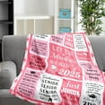 thumbnail image 4 of 2025 Graduation Gifts for Her Graduation Blanket Class of 2025 College Graduation Gifts for Women 2025 Senior Gifts Throw Blanket Middle High School Nurse 5th 8th Grade Graduation Decorations 50x60, 4 of 6