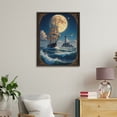 thumbnail image 4 of Paint By Numbers Kit for Adults Beginner - Moonlit Sailing Ship Lighthouse Waves DIY Canvas Painting Kits for Adults, Frameless Paint By Number for Adults for Home Wall Decor 16x20 Inch, 4 of 7