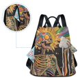 thumbnail image 5 of FORMRS Women's Travel Backpack Purse Anti-Theft Hidden Pockets Casual Shoulder Bag, Bright Skeleton, 5 of 7