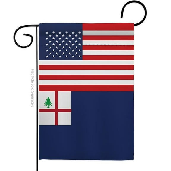 Americana Home & Garden G142829-BO 13 x 18.5 in. USA Bunker Hill American Historic Vertical Garden Flag with Double-Sided House Decoration Banner Yard Gift