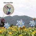 Dagaeig Reflective Pinwheels with Stakes, Extra Sparkly Pinwheel for