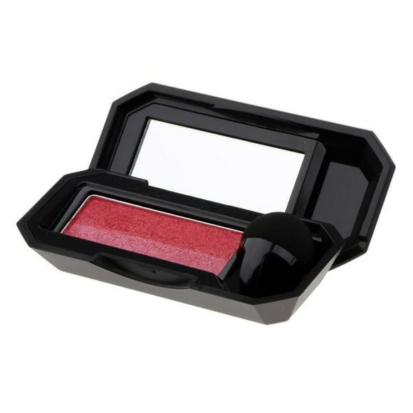 de de Ojos a Prueba de Agua y Resistente al Sudor con Espejo y Aplicador de Estampillas de Esponja , Set 1 1 Mermaid Peach Flower Colco Shimmer Eyeshadow