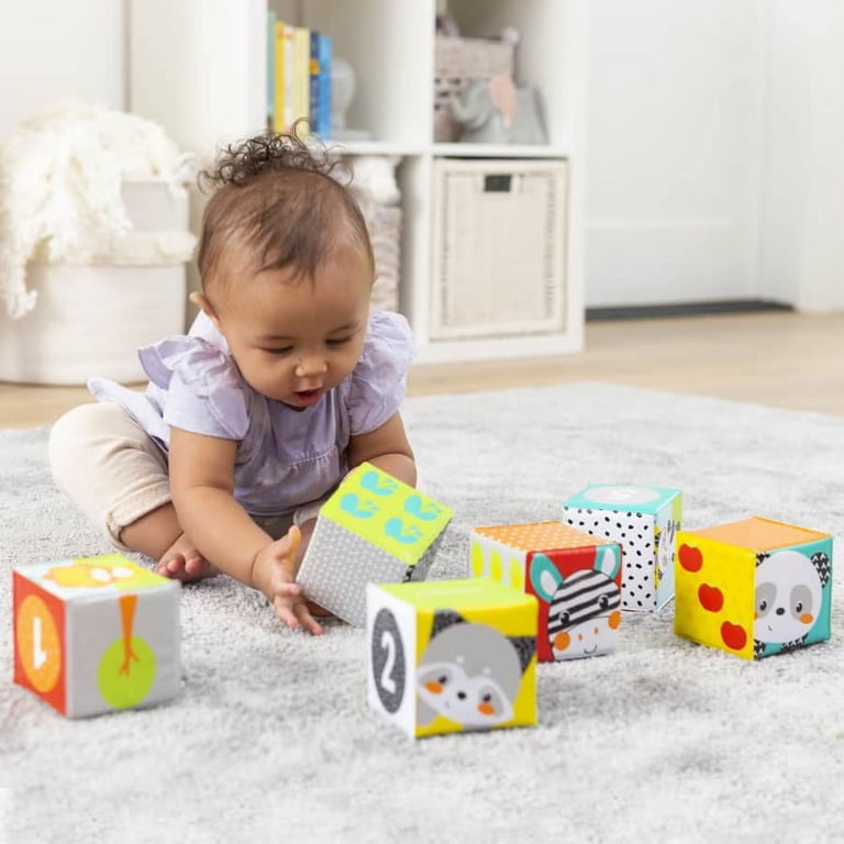 Infantino Colors & Numbers Bath Blocks, 6-Piece Set photo 5