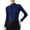Blue, variant on Sweaters for Women Turtleneck Ribbed Knit Basic Tops Sweater 2025 Fall Fitted Long Sleeve Pullover Sweater Black M