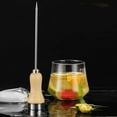 thumbnail image 2 of Ludlz Stainless Steel Ice Pick with Safety Wooden Handle for Kitchen, Bar, Stainless Steel Ice Pick Punch Crusher Icing Breaker Wooden Handle Kitchen Tool, 2 of 8