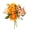 Orange, variant on European Style Artificial Peony Flower Bouquet, Bendable Stem Realistic Faux Floral Arrangement for Home Table Decor Wedding Bridal Bouquet Party Centerpiece Decoration(Hot Pink)
