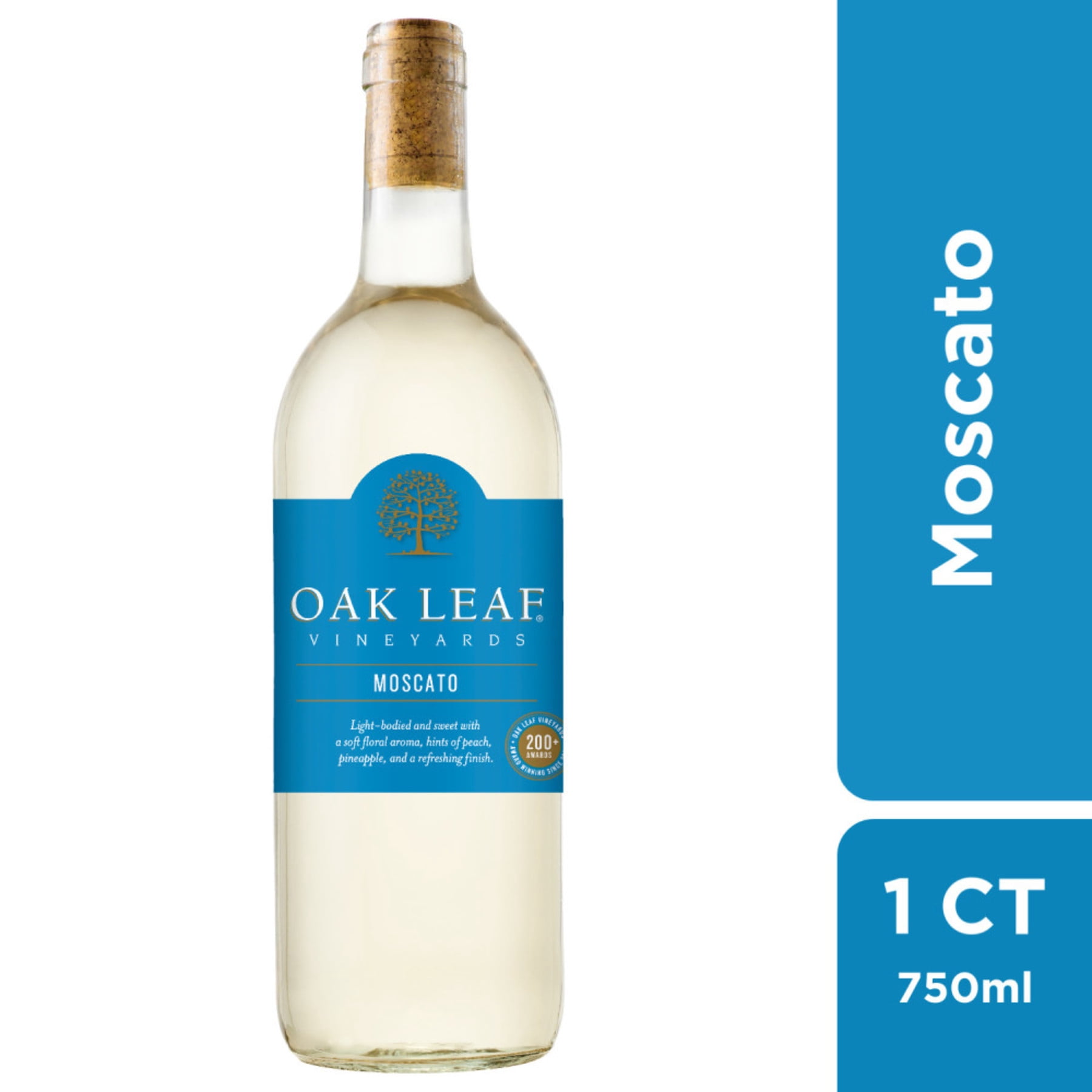 Oak Leaf Vineyards Moscato, White Wine, 750ml