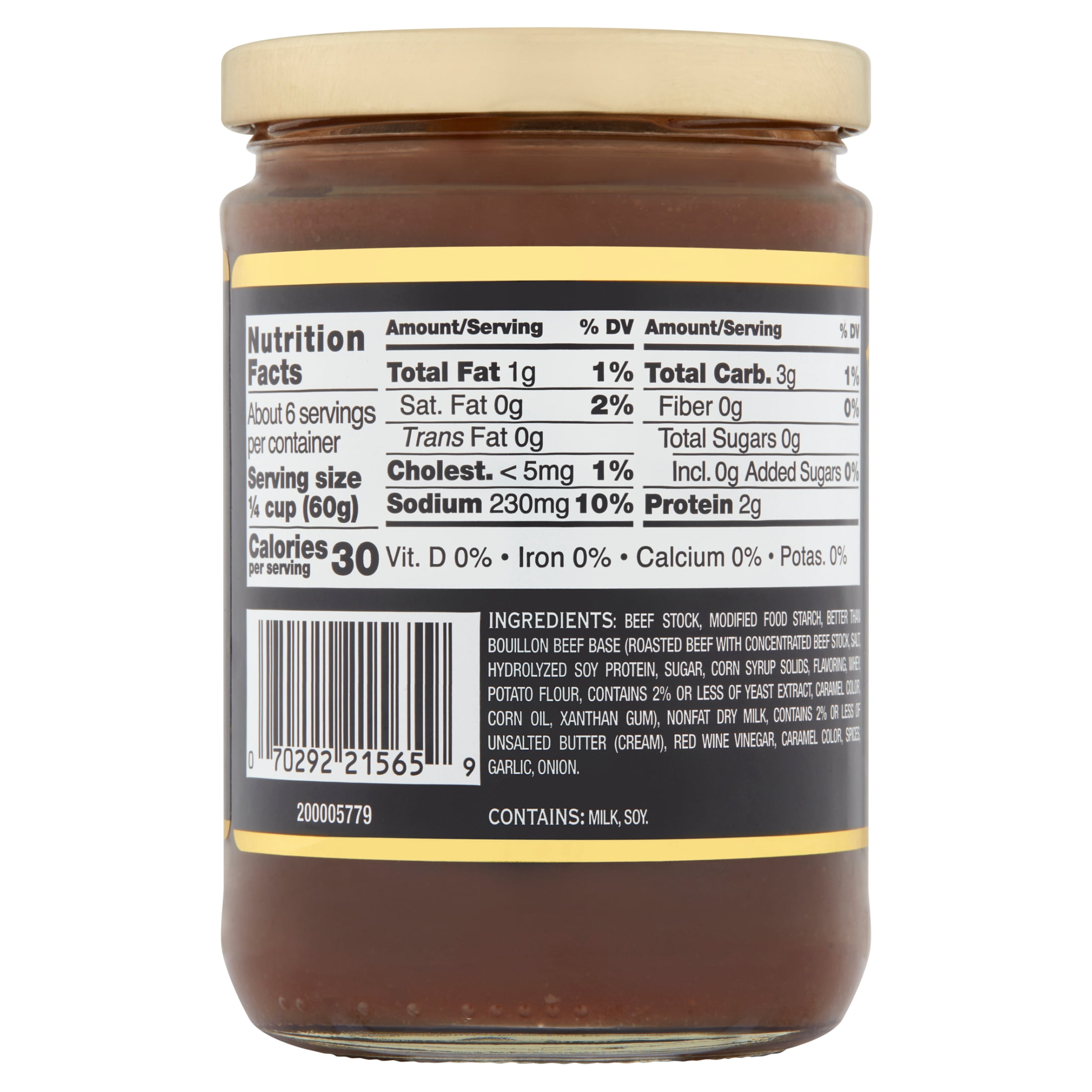 (3 pack) Better Than Gravy, Premium Roasted Beef Gravy, Shelf-Stable, 12 oz Jar
